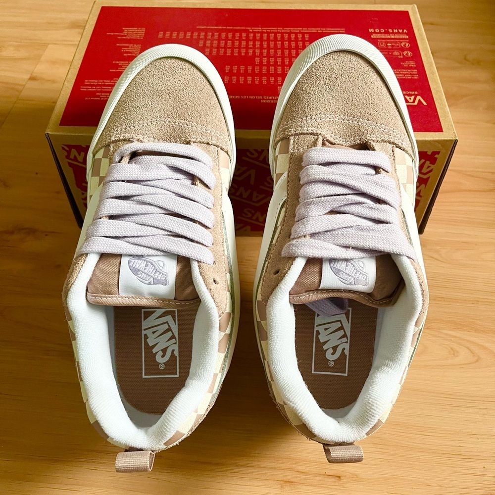 Vans Knu Skool Checkerboard Ethereal Women Size 10.0 US - Picture 10 of 11